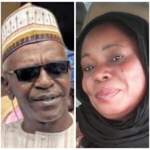 Marigayi Alhaji Ibrahim Sa'idu Gamagira (Maje). A dama, matar sa ce, Hajiya Fatima Ibrahim Ahmad (Lamaj)