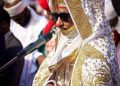 Mai Martaba Sarkin Kano, Dakta Muhammadu Sanusi II, yana limancin sallar Idi