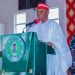Gwamna Abba Kabir Yusuf yana Jawabi a wajen taron