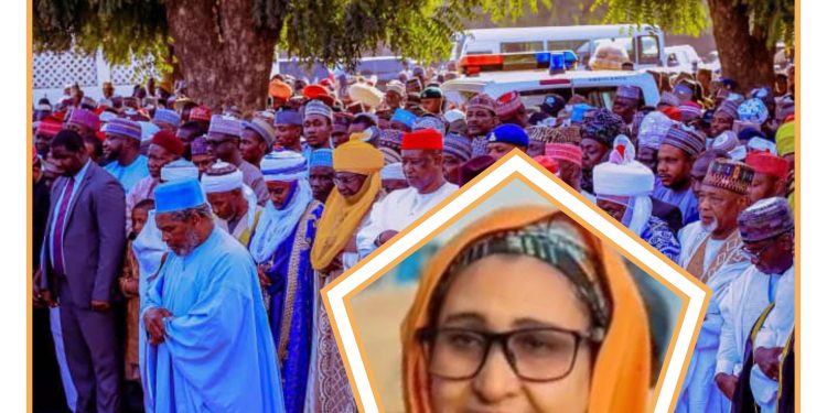 Ɗimbin jama’a tare da Gwamnan Kano suka halarci jana’iza da zaman makokin Hajiya Zainab Naniya, mahaifiyar jarumi Isah A. Isah