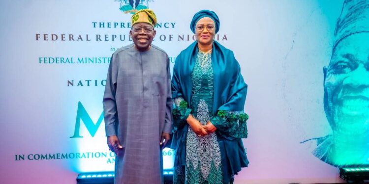 Tinubu da Remi sun halarci bikin fara nuna fim kan gwagwarmayar Abiola